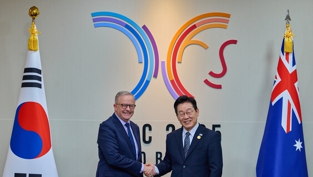 이재명 대통령과 앤소니 알바니지 호주 총리와 정상회담